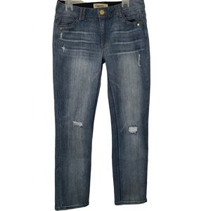 Democracy | “Ab” technology denim jeans. Size 10. Distressed.